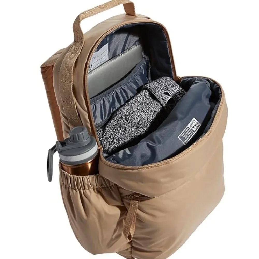 Adidas Puffer Backpack in Magic Beige NWOT - Picture 4 of 13